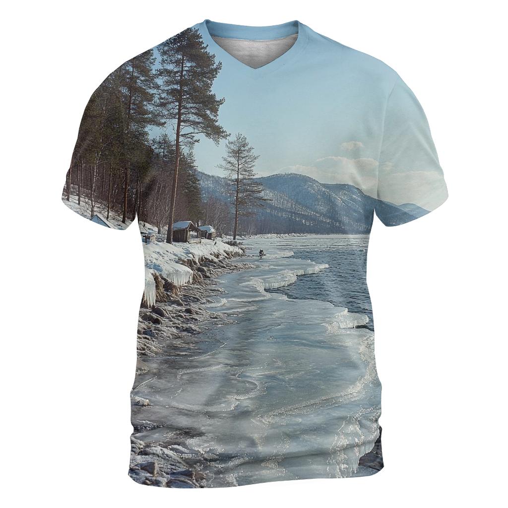 Lake Baikal - Irkutsk Oblast statement graphic shirts