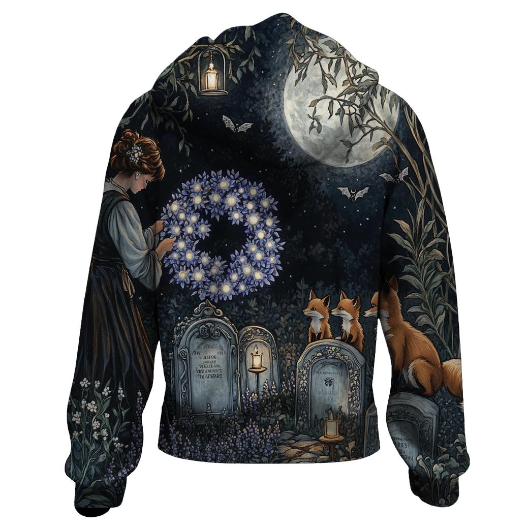 Moonflower Graveyard Garden Haunted hoodie trends