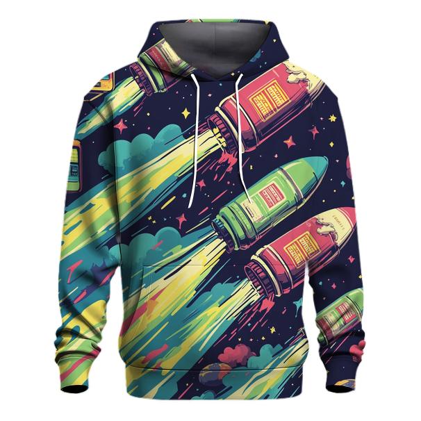 Soda Pop Space Race zip-up hoodies