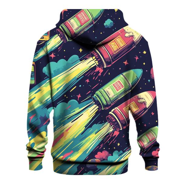 Soda Pop Space Race zip-up hoodies