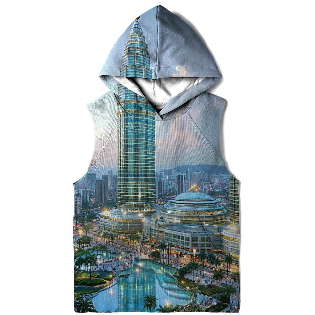 Petronas Towers - Kuala Lumpur printed hoodies