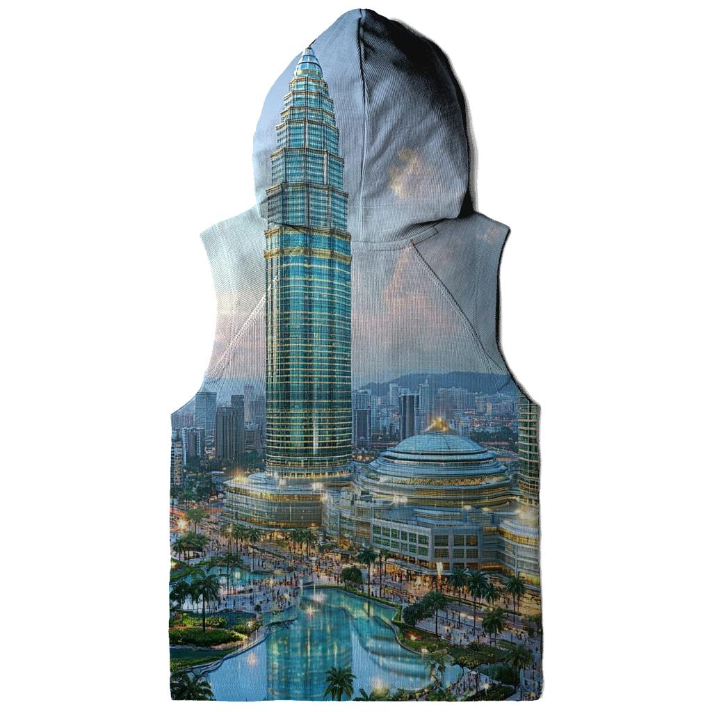Petronas Towers - Kuala Lumpur printed hoodies
