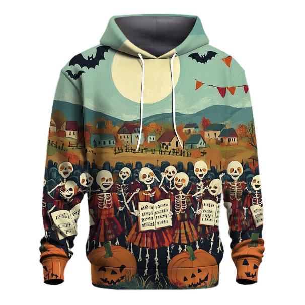 Cemetery Choir With Spooky Harmony lightweight hoodies