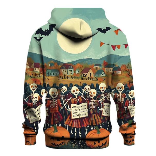 Cemetery Choir With Spooky Harmony lightweight hoodies