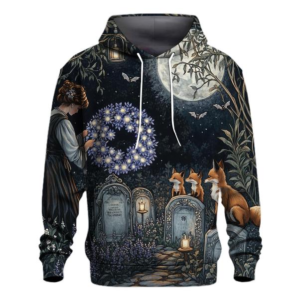 Moonflower Graveyard Garden Haunted hoodie trends