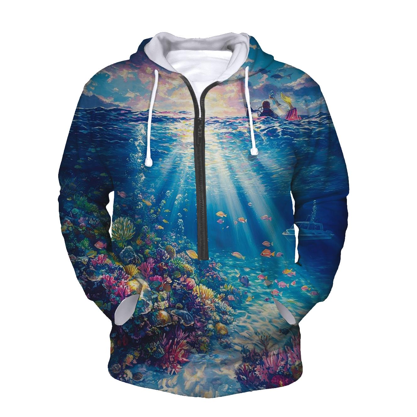 Great Barrier Reef - Cairns heavyweight hoodies