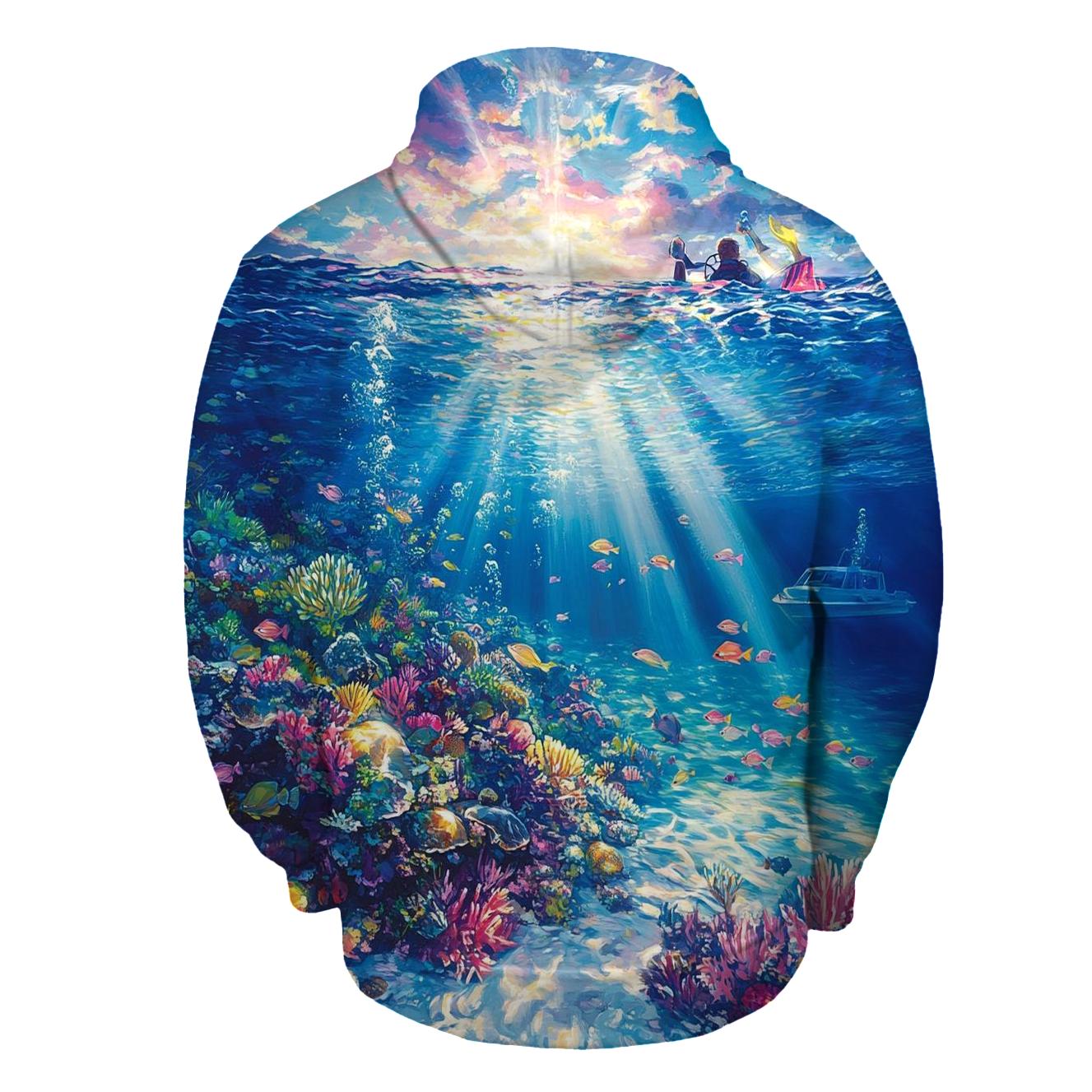 Great Barrier Reef - Cairns heavyweight hoodies