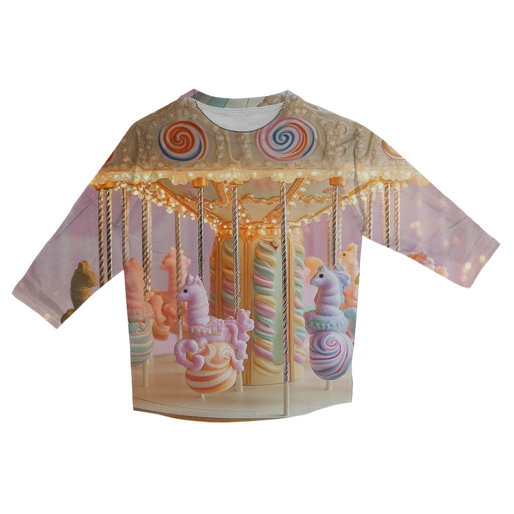 Lollipop Carousel Dream stylish quarter sleeve tops