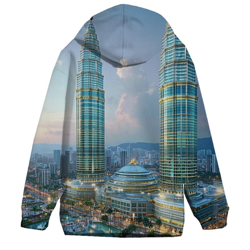Petronas Towers - Kuala Lumpur heavyweight hoodies