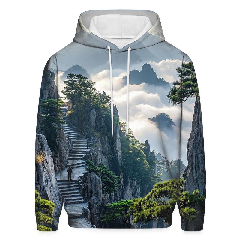Huangshan Mountains - Huangshan graphic hoodies