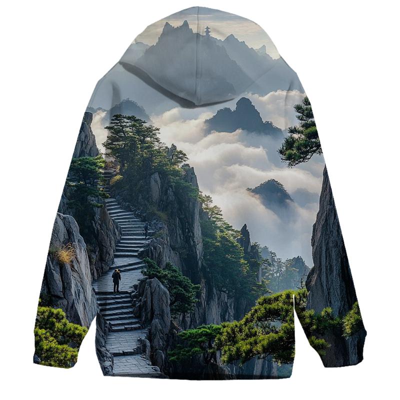 Huangshan Mountains - Huangshan graphic hoodies
