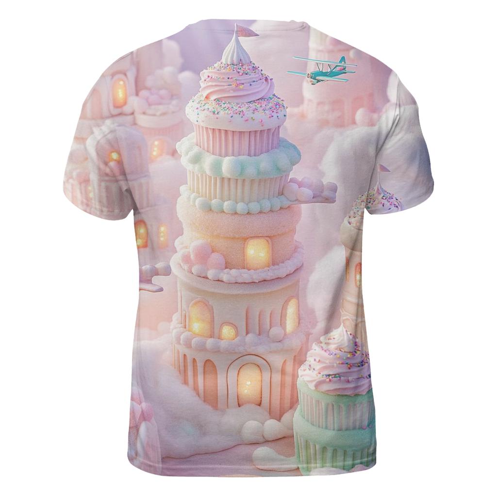 Cupcake Tower Skyline designer pattern shirts