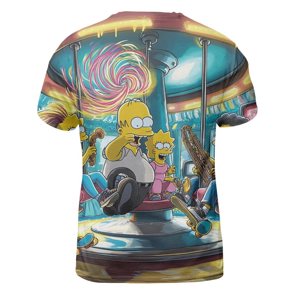 Couch Gag Carousel designer pattern shirts
