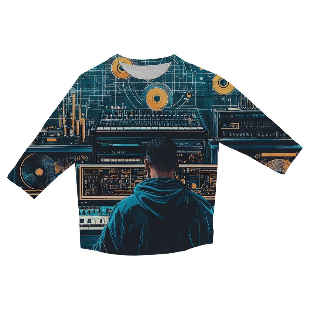 Doctor Beats Laboratory designer 3/4 sleeve blouses