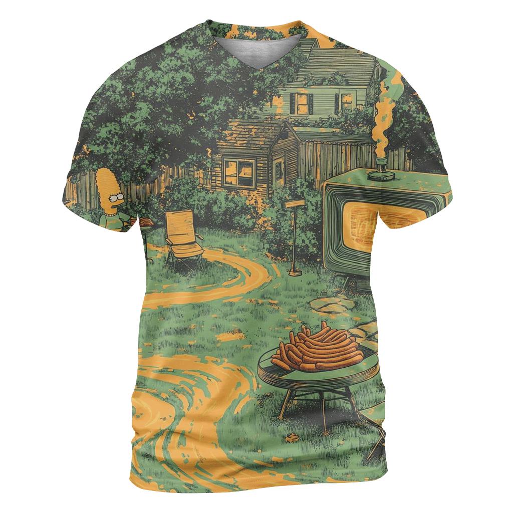 Suburban Time Warp BBQ personalized full print shirts