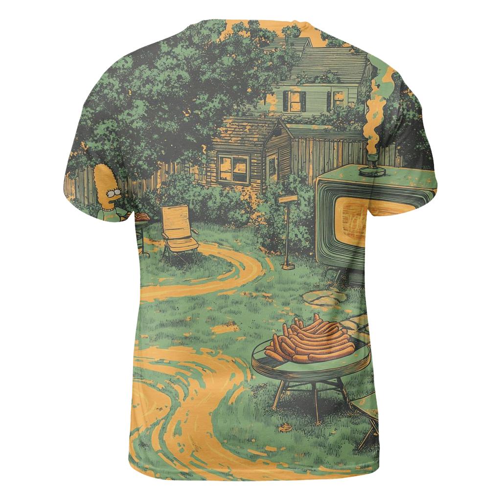 Suburban Time Warp BBQ personalized full print shirts