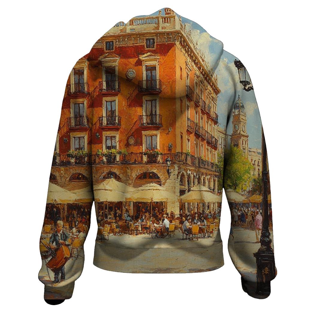 Plaza Mayor - Madrid printed hoodies