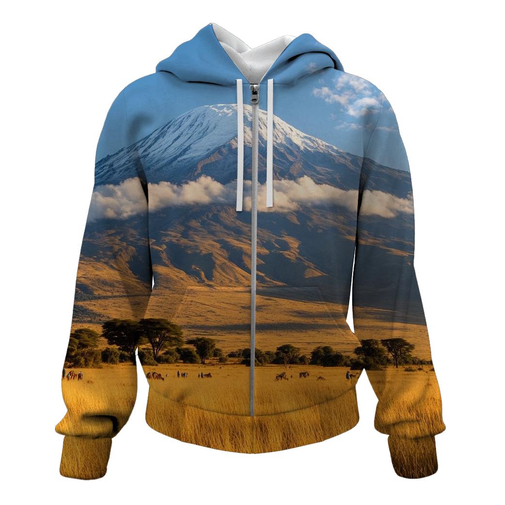 Mount Kilimanjaro - Tanzania graphic hoodies