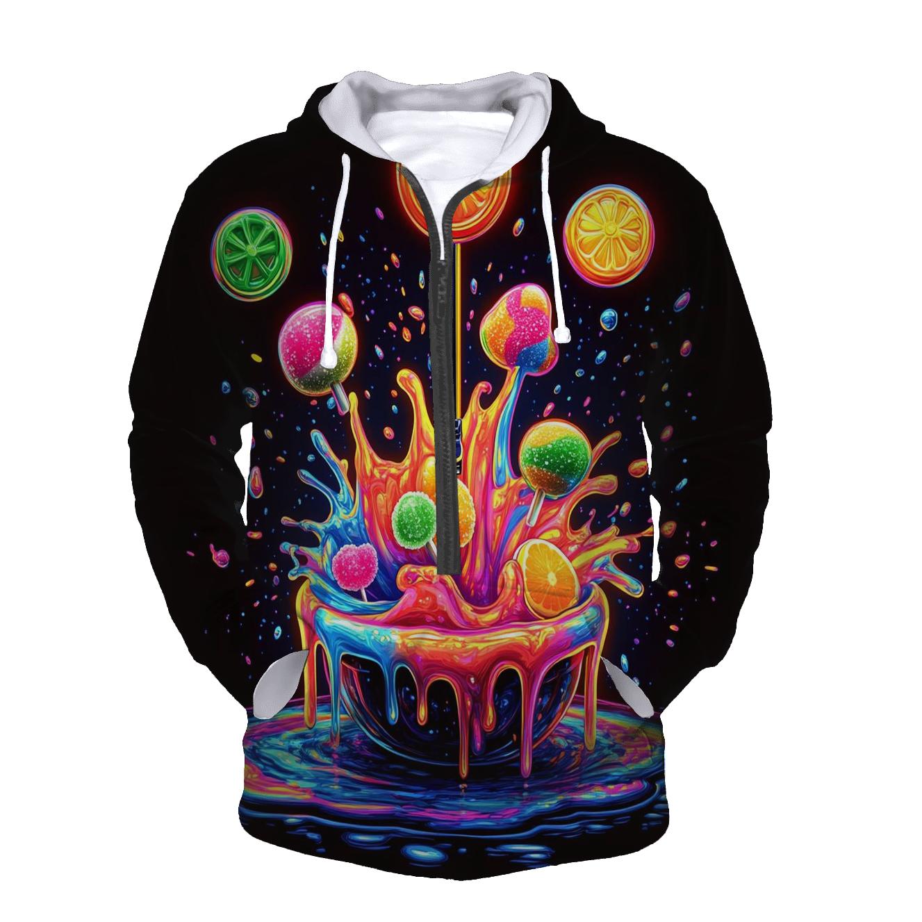 Neon Soda Pop Splash hoodie designs