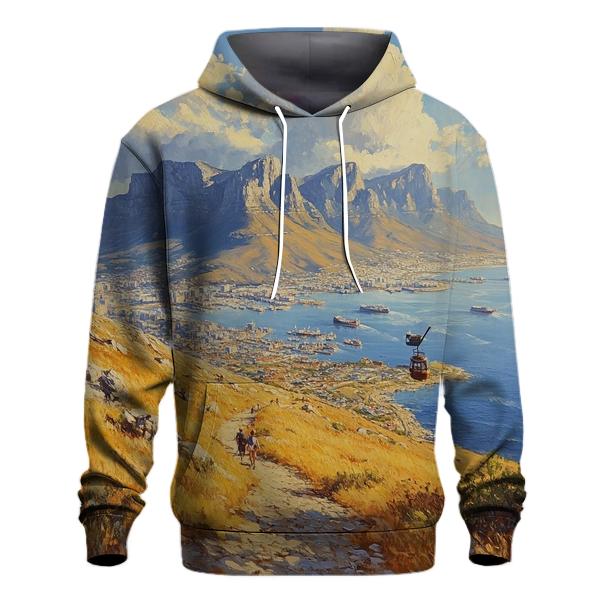 Table Mountain - Cape Town printed hoodies