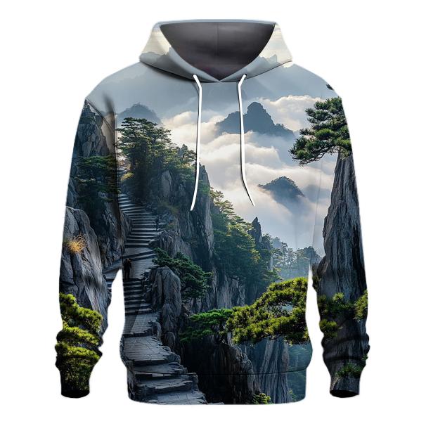 Huangshan Mountains - Huangshan printed hoodies