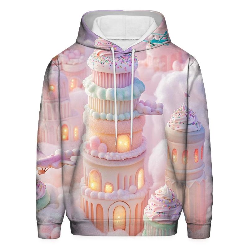 Cupcake Tower Skyline designer hoodies