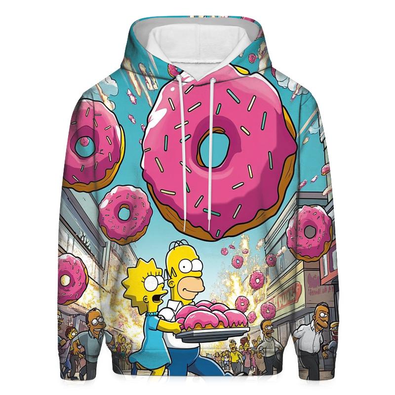 Donut Meteor Shower designer hoodies