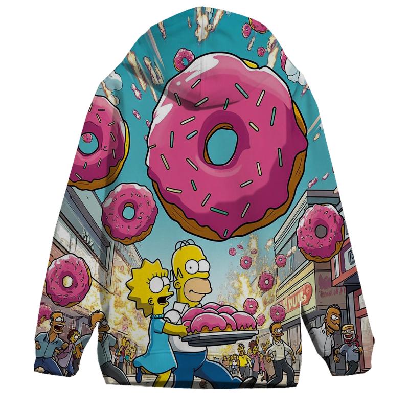 Donut Meteor Shower designer hoodies