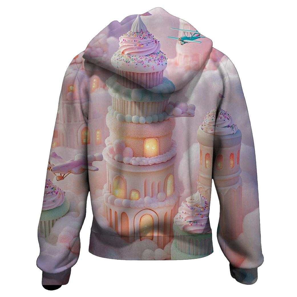 Cupcake Tower Skyline hoodies fashion