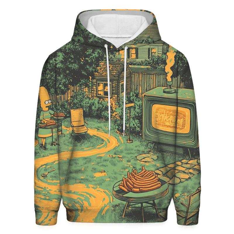 Suburban Time Warp BBQ hoodie designs