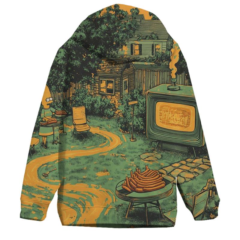 Suburban Time Warp BBQ hoodie designs