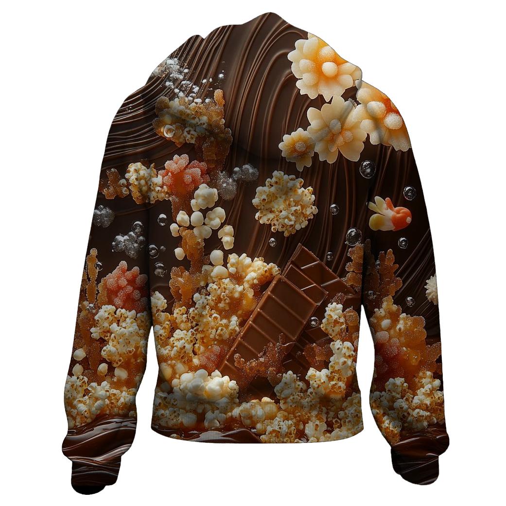 Dripping Chocolate Reef printed hoodies