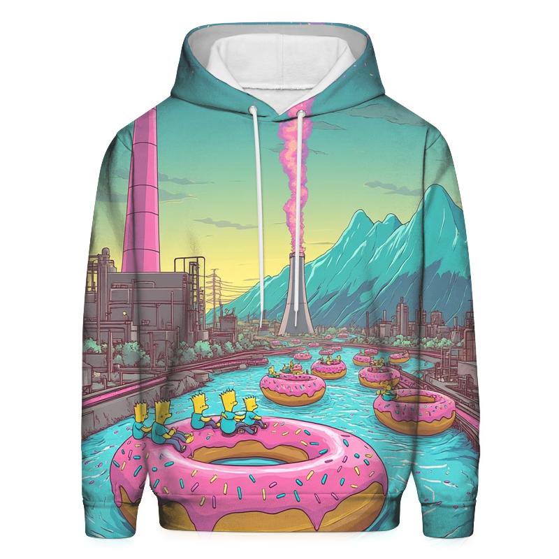 Donut Factory Dreamscape pullover hoodies