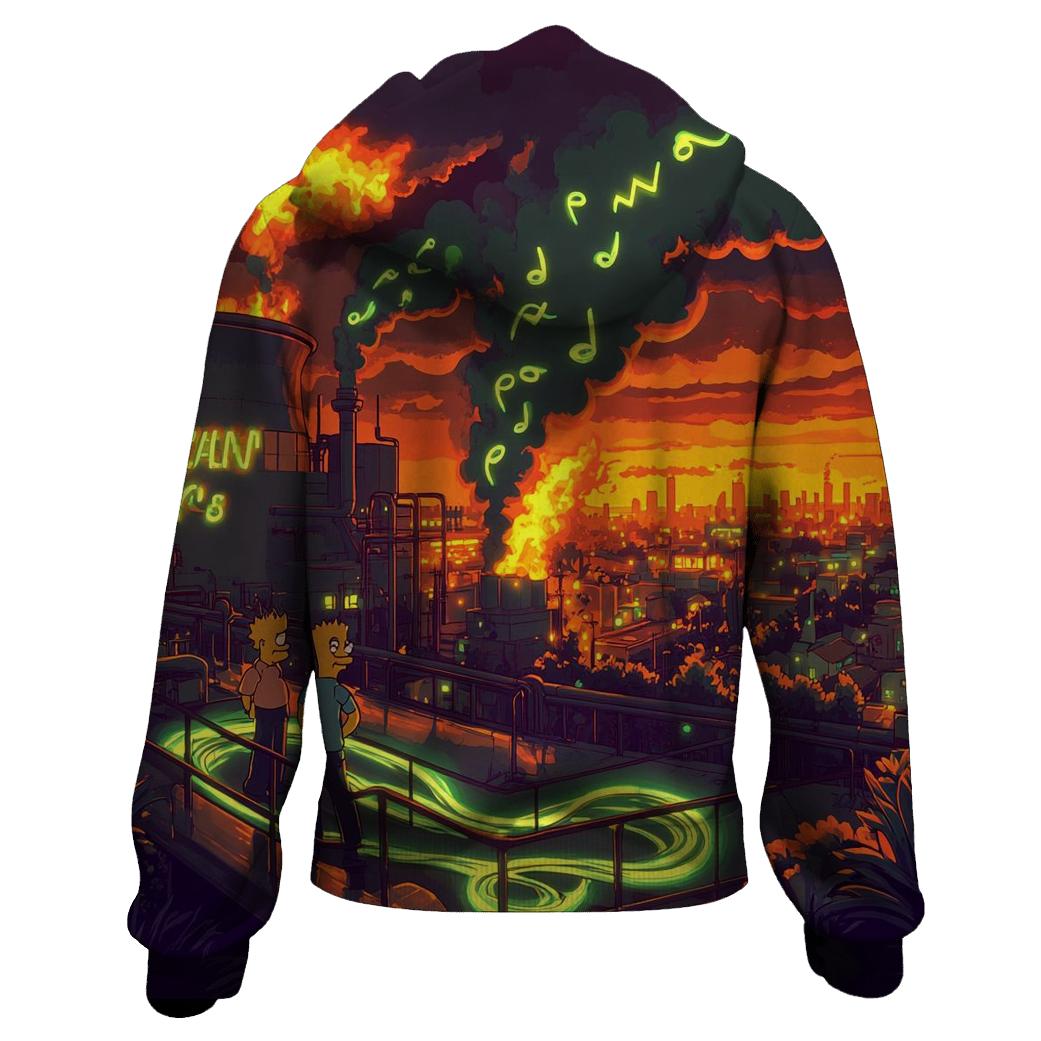Nuclear Sunset Riff pullover hoodies