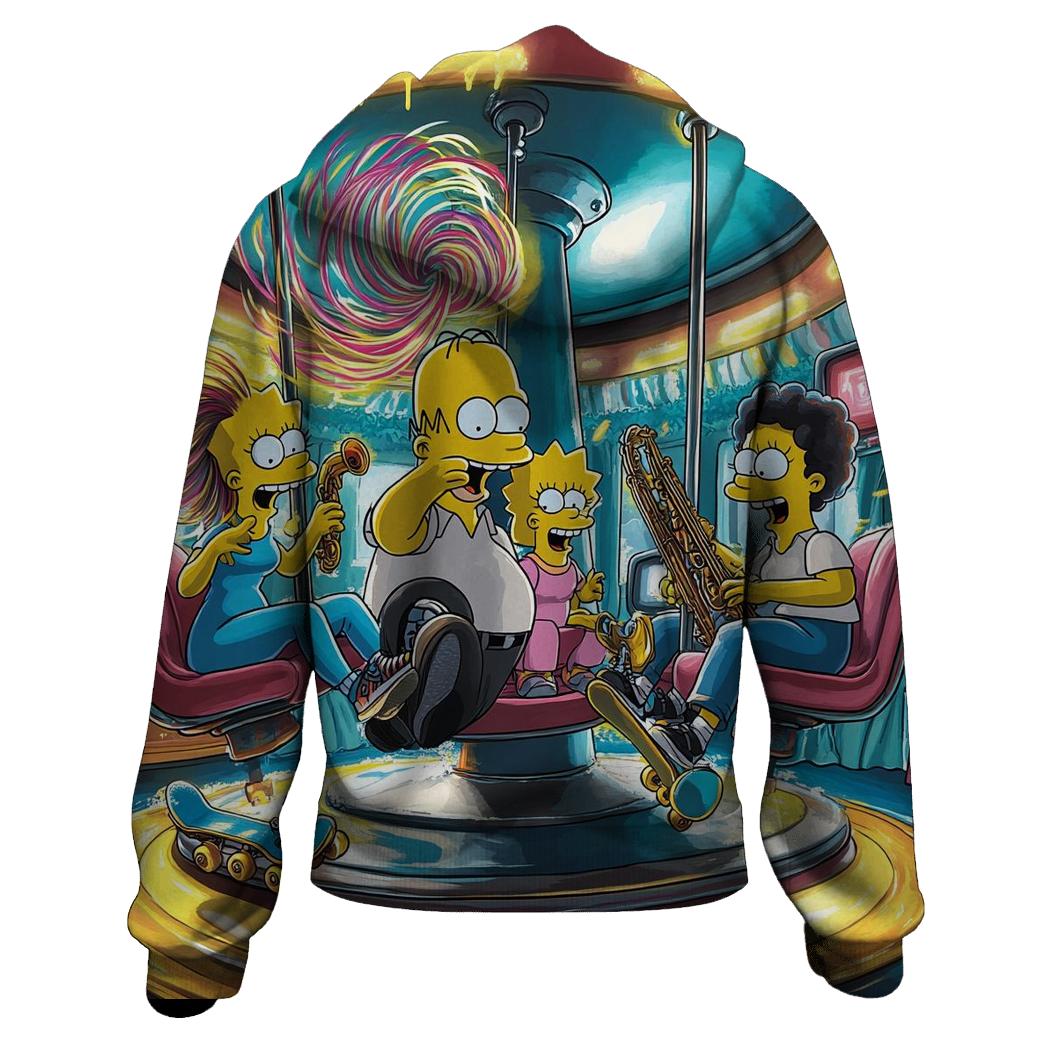 Couch Gag Carousel zip-up hoodies