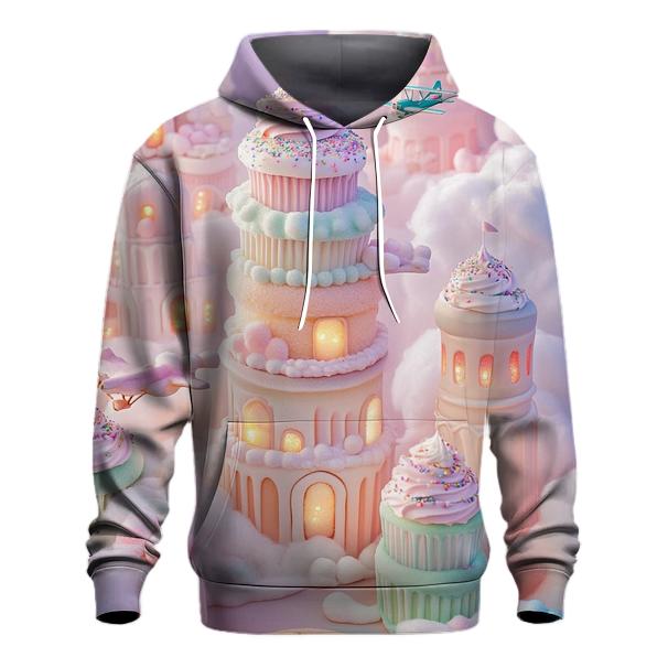 Cupcake Tower Skyline pullover hoodies