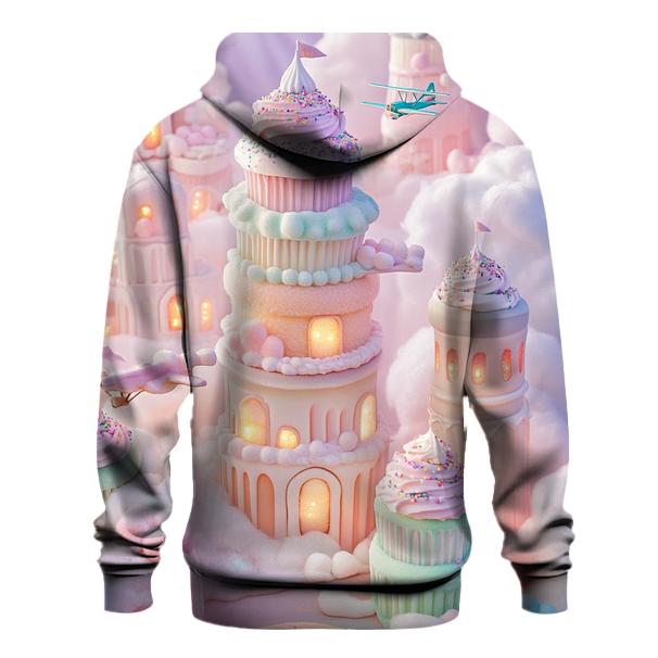 Cupcake Tower Skyline pullover hoodies