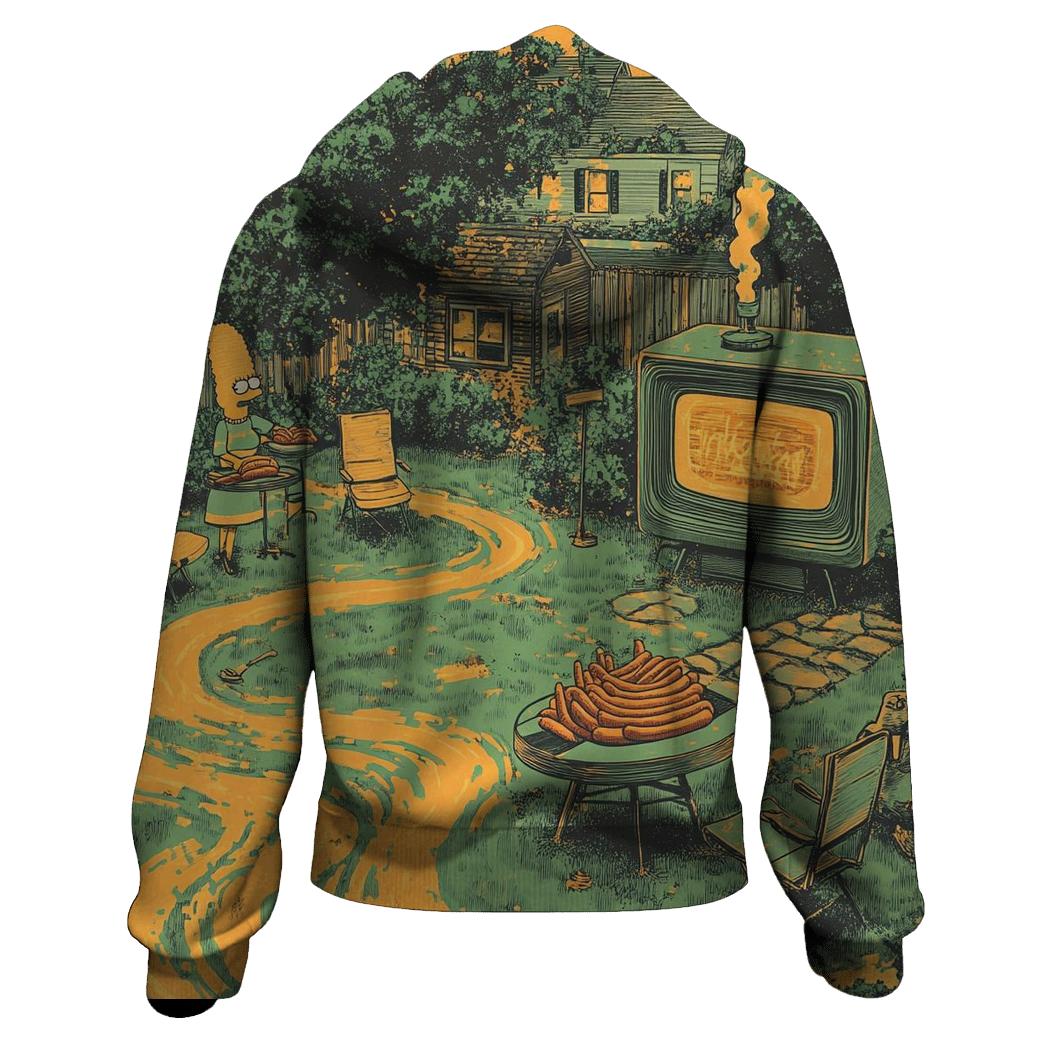 Suburban Time Warp BBQ hoodie designs
