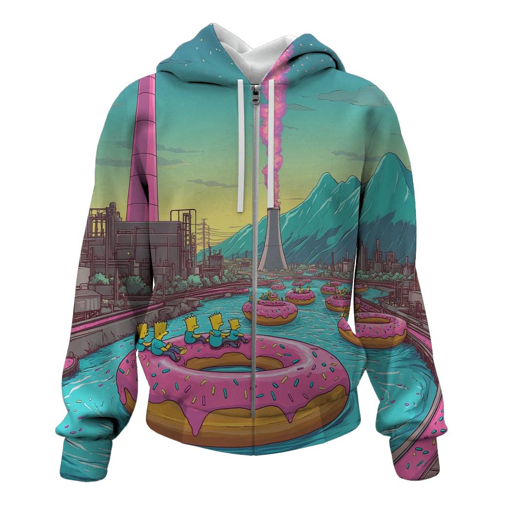 Donut Factory Dreamscape graphic hoodies