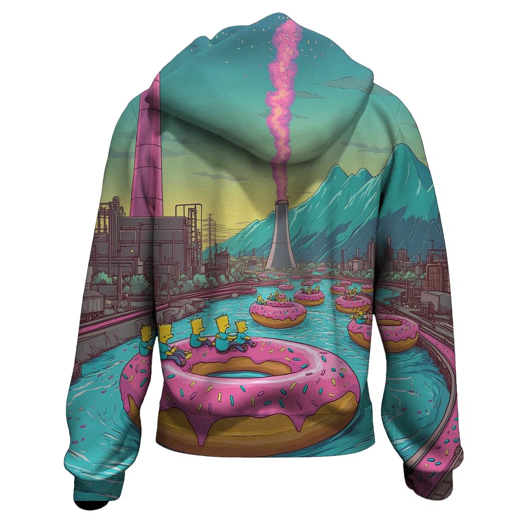 Donut Factory Dreamscape graphic hoodies