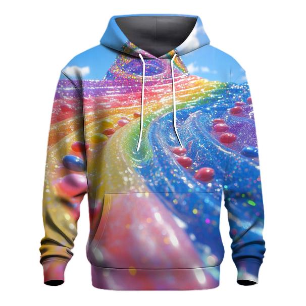 Skittle Rain Parade embroidered hoodies