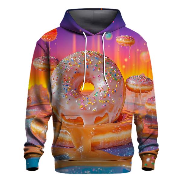 Donut Planet Orbit zip-up hoodies