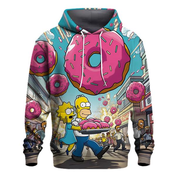 Donut Meteor Shower lightweight hoodies
