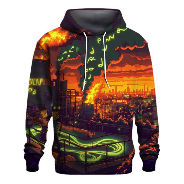 Nuclear Sunset Riff zip-up hoodies