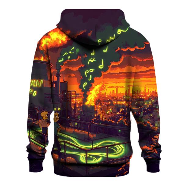 Nuclear Sunset Riff zip-up hoodies