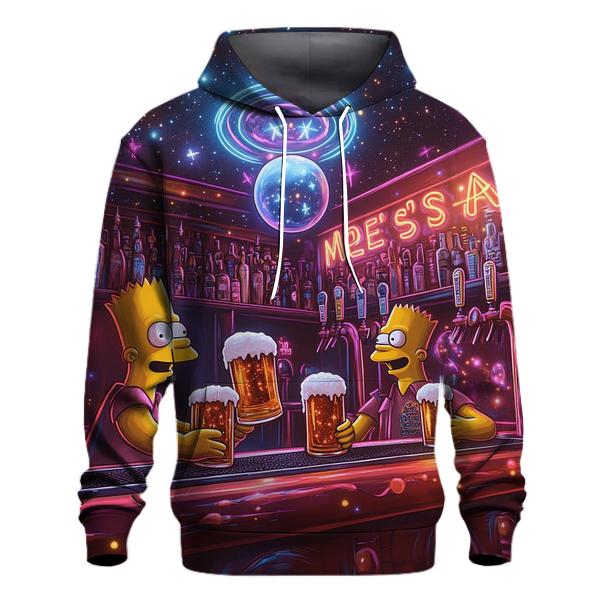 Moes Neon Nebula embroidered hoodies