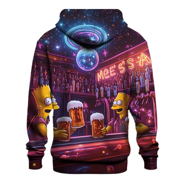Moes Neon Nebula embroidered hoodies