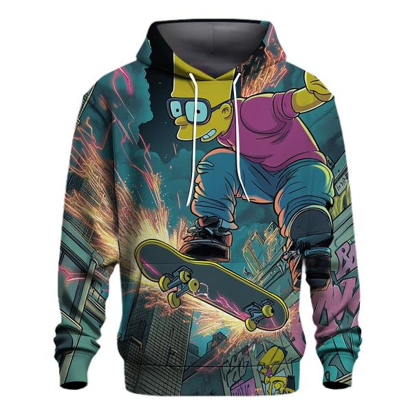 Springfield Skyline Skate Riot zip-up hoodies