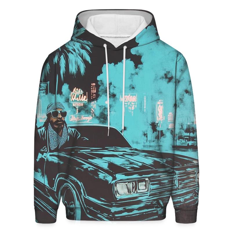 West Coast Neon Cruise lightweight hoodies