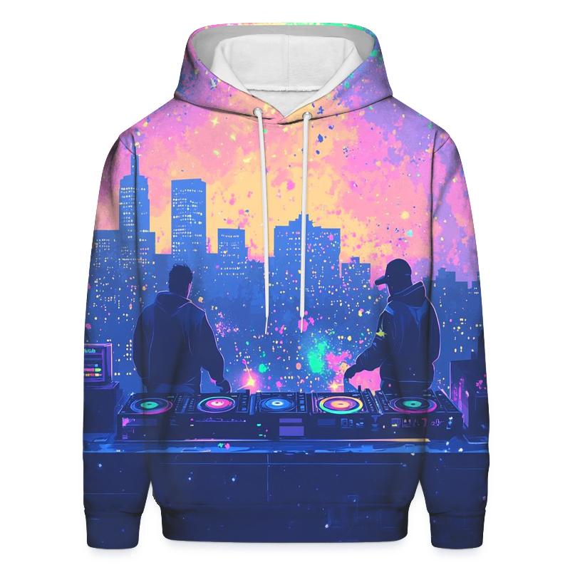 Turntable Stargaze graphic hoodies